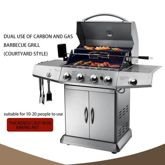 Barbecue gas or charcoal