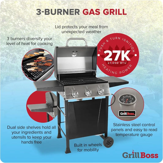 Grill 3 burners